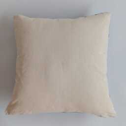 Moroccan Cactus Silk Cushion Cover, Handmade Charcoal Brown Sabra Throw Pillow, Scatter 18''x18''/47x46 cm - thumbnail 4