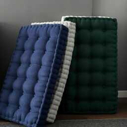 Custom Bench Cushion - Thick Tufted Floor Sofa Window Seat Pillow - thumbnail 4