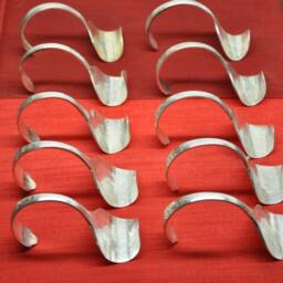 Lot Of 10 Spoon Business Card Holders Vintage Reclaimed Silverware - thumbnail 2