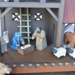 Wooden Nativity, Nativity Set - thumbnail 3
