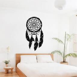 Dream Catcher Vinyl Wall Art, Decal, Sticker, Transfer, Mural, Removable, Decoration, Interior, Exterior, Peel & Stick, - 0857 - thumbnail 1