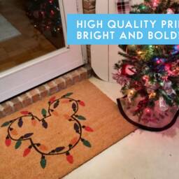 Christmas Doormat - Holiday Decor Door Mat Rug Porch Farmhouse Last Name - thumbnail 3