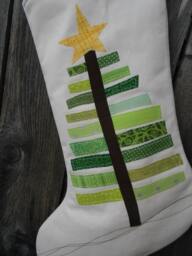 Personalized Christmas Stocking -Christmas Tree Stockings - Large Children