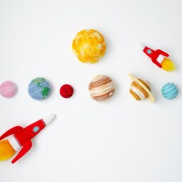 Felt Wall Solar System Planets Handmade Space Nursery Decor - thumbnail 2
