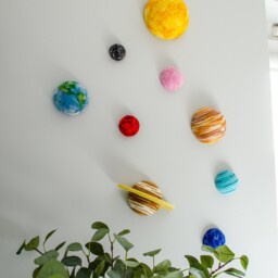 Felt Wall Solar System Planets Handmade Space Nursery Decor - thumbnail 3