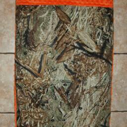 Custom Appliqued Camo Nap Mat Cover, Blanket, Pillow & Case - thumbnail 3