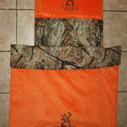 Custom Appliqued Camo Nap Mat Cover, Blanket, Pillow & Case - thumbnail 2