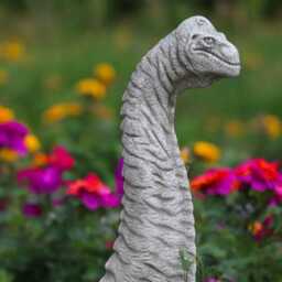 Concrete Long Neck Dinosaur Statue Stone Brontosaurus Figurine Outdoor Garden Sculpture Cement Home Decor Yard Ornament Dino Lover Gift - thumbnail 2