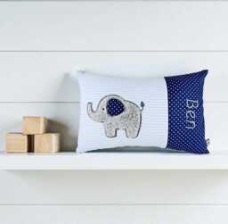 Pillow With Name Elephant Pillow - thumbnail 1