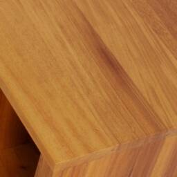 "Record Player Or Hifi Stand, Solid Iroko Wood Vinyl Storage On Hairpin Square Metal Legs ""Tall Stack Stand" - thumbnail 2