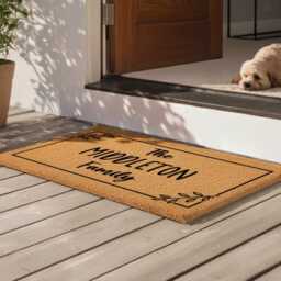 Personalised Surname Entrance Mat - Family Door - thumbnail 3
