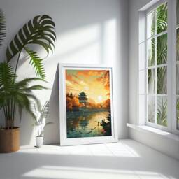 Beijing Travel Print - Forbidden City, China, Poster, Home Decor, Gift Or Canvas - thumbnail 2