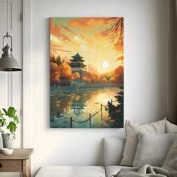 Beijing Travel Print - Forbidden City, China, Poster, Home Decor, Gift Or Canvas - thumbnail 3
