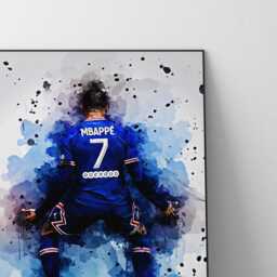 Kylian Mbapp?? Poster - Football Wall Art Print Ref #303 - thumbnail 2