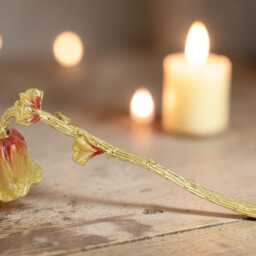 Elegant Metal Candle Snuffer - Flower Designs, 16cm - thumbnail 3