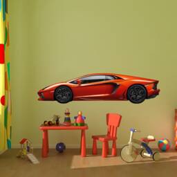 Lamborghini Wall Decal - Supercar Sticker For Kids Room & Playroom Decor - thumbnail 3