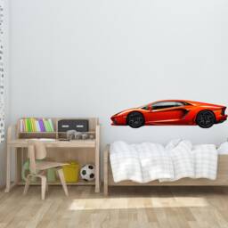 Lamborghini Wall Decal - Supercar Sticker For Kids Room & Playroom Decor - thumbnail 2