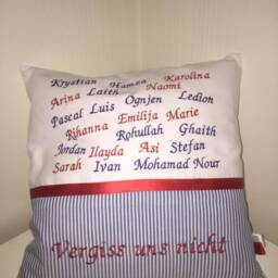 Farewell Pillow Commemorative 40 X cm Gift For Teacher, Educator Or Work Colleague - thumbnail 2