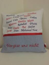 Farewell Pillow Commemorative 40 X cm Gift For Teacher, Educator Or Work Colleague - thumbnail 1