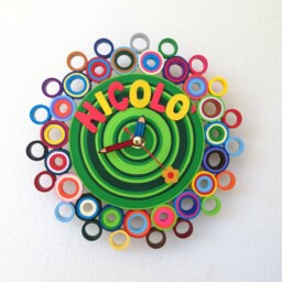 New Mom Gift, Wall Clock For Kids, Nursery Decor, Kids Room, Personalized Gift - thumbnail 2