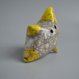Bird - Whistle, Ceramic Bird, Raku Ceramics, Ocarina, Folk, Musical Instrument, Original Gift, Sculpture, Figurine, Decor - thumbnail 3