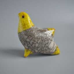 Bird - Whistle, Ceramic Bird, Raku Ceramics, Ocarina, Folk, Musical Instrument, Original Gift, Sculpture, Figurine, Decor - thumbnail 2