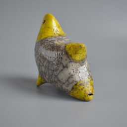 Bird - Whistle, Ceramic Bird, Raku Ceramics, Ocarina, Folk, Musical Instrument, Original Gift, Sculpture, Figurine, Decor - thumbnail 4
