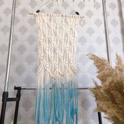 Macrame Wall Hanging, , Home Decor, , Boho Art, Woven Hanging, Woven Tapestry, Boho Decor, Wall Tapestries - thumbnail 2