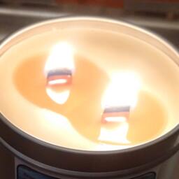 Lemon, Lavender & Clove Oriental Air Organic Aromatherapy Candle - thumbnail 3