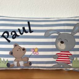 Children Pillow With Name Cuddly 30x50cm - thumbnail 3