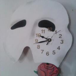 Phantom Of The Opera Pendulum Clock With Swinging Rose - thumbnail 2