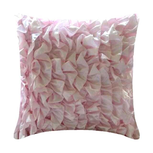 "Decorative Soft Pink European Pillow 24""x24""/26""x26" - image 1
