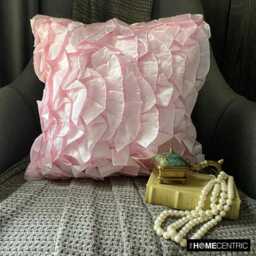 "Decorative Soft Pink European Pillow 24""x24""/26""x26" - thumbnail 3