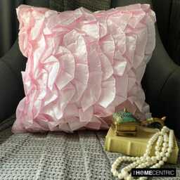 "Decorative Soft Pink European Pillow 24""x24""/26""x26" - thumbnail 2
