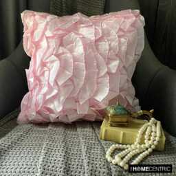 "Decorative Soft Pink European Pillow 24""x24""/26""x26" - thumbnail 3
