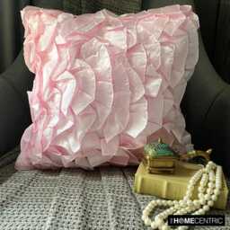 "Decorative Soft Pink European Pillow 24""x24""/26""x26" - thumbnail 2