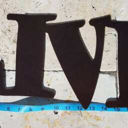 Metal Live Sign - Letters Wall Art Laugh Love Outdoor Decor Home Word Quote Set - thumbnail 3