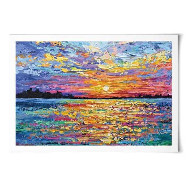 All Encompassing Sunset Art Print - image 1