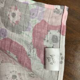 I Love You To The Moon & Back Muslin Swaddle Blanket, 47 X Swaddle, To The Back, Baby Shower Gift - thumbnail 3