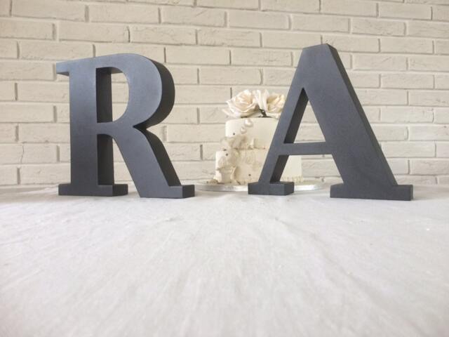 Finished Metal Letters Wall Decor Large Industrial - image 1