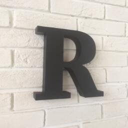 Finished Metal Letters Wall Decor Large Industrial - thumbnail 3