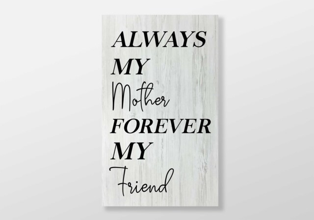 Mother's Day Gift Gifts From Daughter Wood Sign Mom Gifts From Kids Decor Farmhouse Wall Apartment - image 1