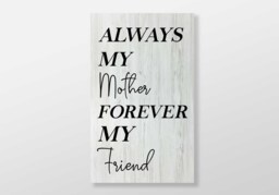 Mother's Day Gift Gifts From Daughter Wood Sign Mom Gifts From Kids Decor Farmhouse Wall Apartment - thumbnail 1