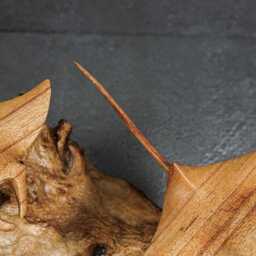 Hand Carved Wooden Manta Ray Statue, 11 - thumbnail 4