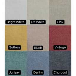Coolie Curvy Lampshade - Linen Flat Edged Available in Any Colour Or Fitting - thumbnail 4