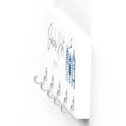 Nautical Key Rack Beach Hut, Boat Keys Holder With 5 Hooks - thumbnail 4