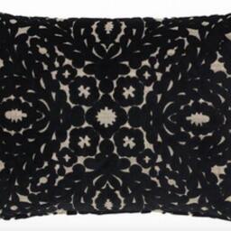 Paseo Doble Jais, Pastis, Celadon, Fuchsia - Decorative Pillow Cover - thumbnail 2