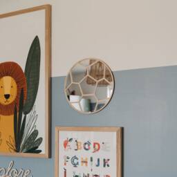 Football Shatterproof Mirror - Perfect Gift For Bedroom & Nursery Sport - thumbnail 3
