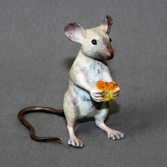 Bronze Mouse Figurine Statue Sculpture Mice Art Limited Edition Signed Numbered - image 1