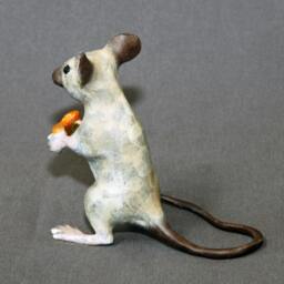 Bronze Mouse Figurine Statue Sculpture Mice Art Limited Edition Signed Numbered - thumbnail 3